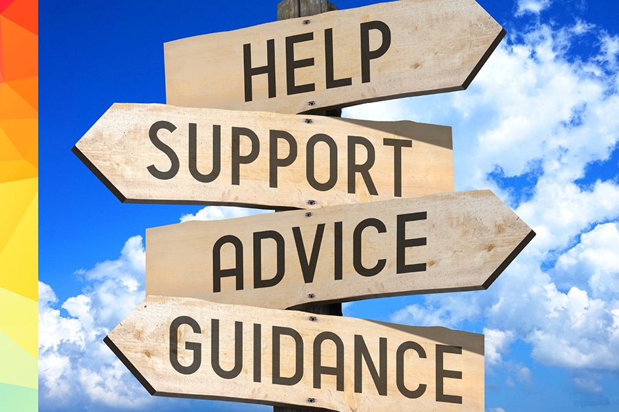 Road signs of support