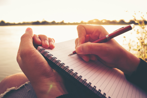 Journaling hands